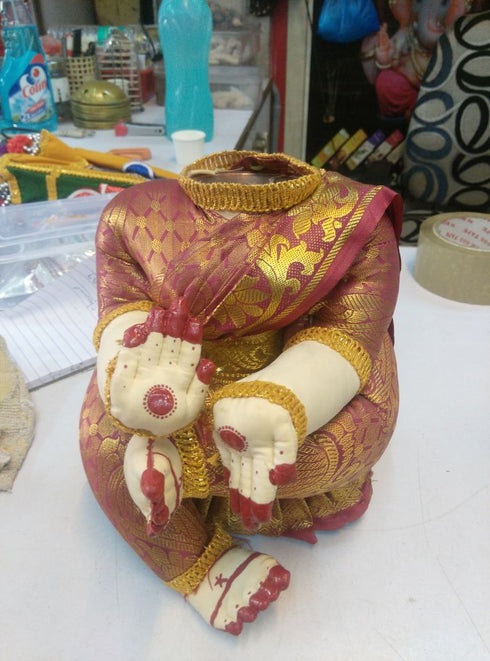 Goddess Red Color With Out Face Big - 3000gms